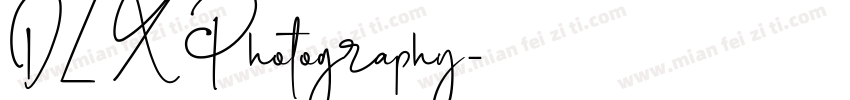 DZ X Photography字体转换